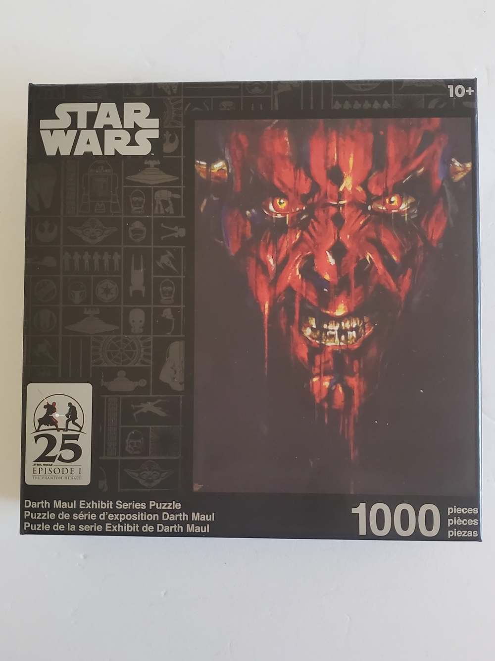 Star Wars Darth Maul Puzzle — Black and Red Portrait